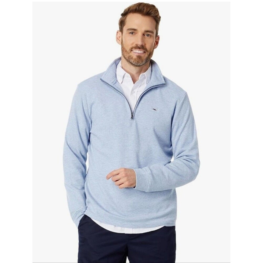 Vineyard Vines Men’s Solid Saltwater Quarter-zip Size 2XL